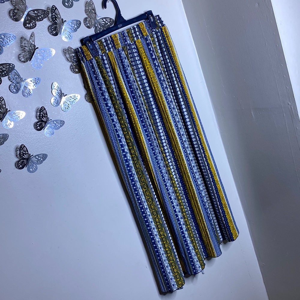 Plus Multi Design Maxi Skirt